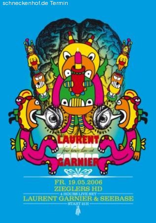 Laurent Garnier @ Zieglers HD Werbeplakat
