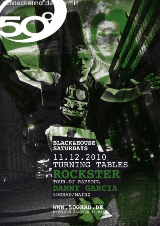 Turning Tables - Black & House Werbeplakat