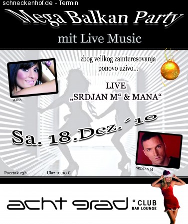 Mega Balkan Party Werbeplakat