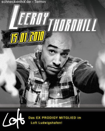 Leeroy Thornhill (Ex-Prodigy) Werbeplakat