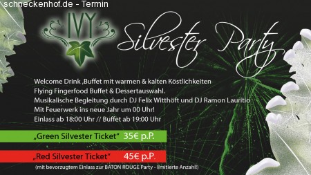 Sylvester Gala im Ivy Werbeplakat