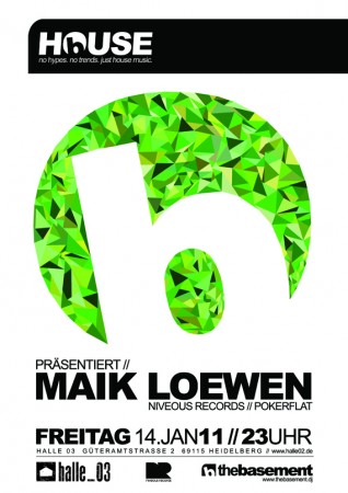 TheBasement presents House Werbeplakat