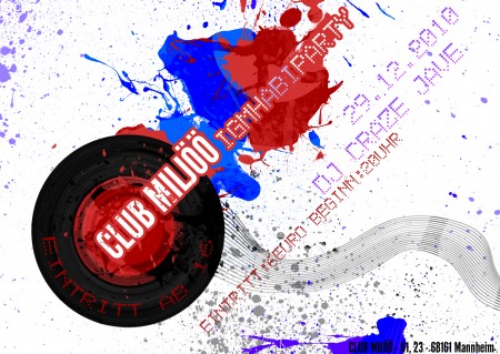 Schools out Party Werbeplakat