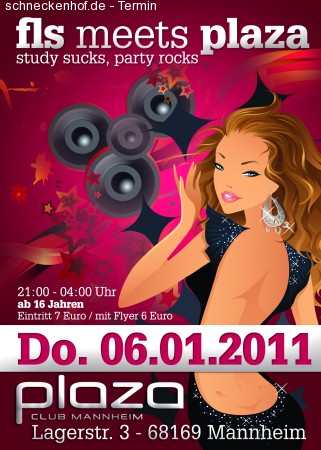 FLS meets Plaza Werbeplakat