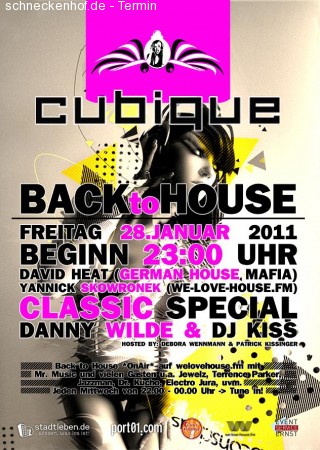 Back to House Werbeplakat