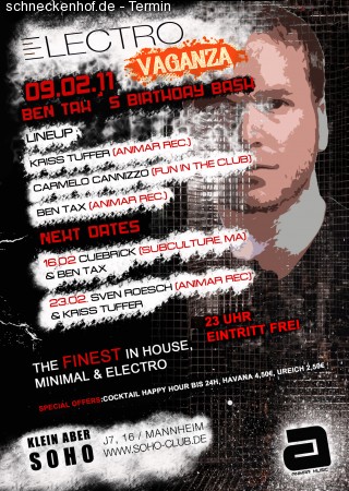 Electrovaganza Werbeplakat