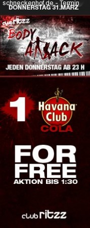 BodyAttack Werbeplakat