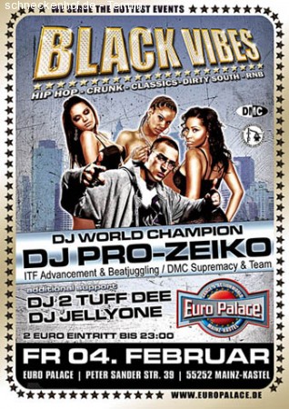 Black Vibes Werbeplakat