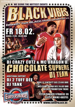 Black Vibes Werbeplakat