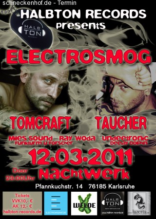 Dj Taucher & Tomcraft Werbeplakat
