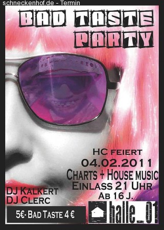 Bad Taste Party Werbeplakat