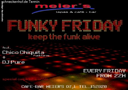 Funky Friday X-Mas Special Werbeplakat