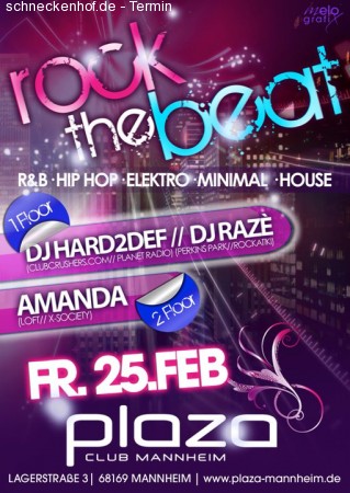 Rock The Beat Werbeplakat