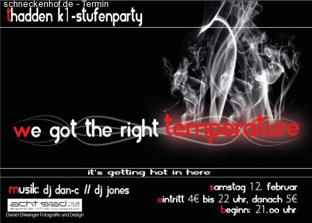 We Got The Right Temperature! Werbeplakat