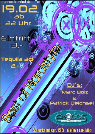 Best of Hardstyle @ Exodos Werbeplakat