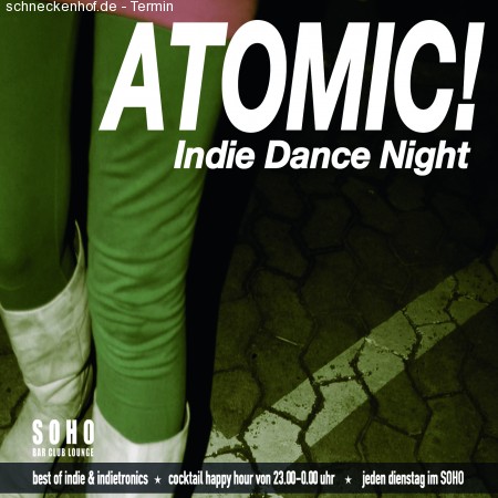 Atomic! Indie Dance Night Werbeplakat