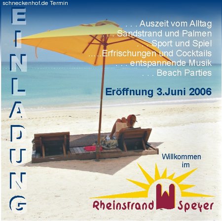 Er&ouml;ffnungsparty  Werbeplakat