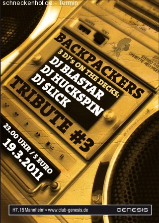 Backpackers Tribute #3 Werbeplakat