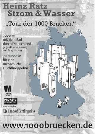 Strom & Wasser - 1000 Brücken Werbeplakat