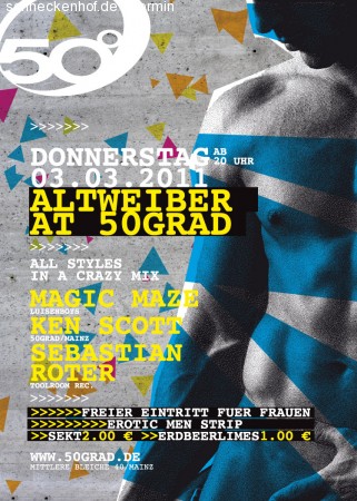 Altweiber Werbeplakat