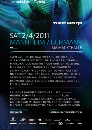 Time Warp 2011 Werbeplakat