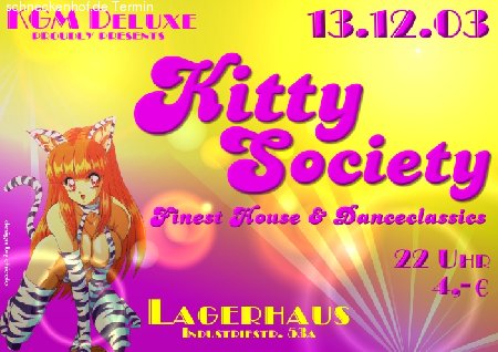 Kitty Society Werbeplakat