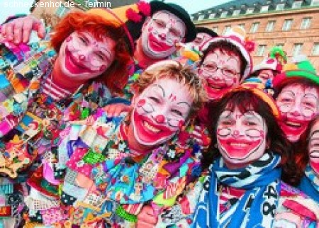 Faschingsumzug Werbeplakat