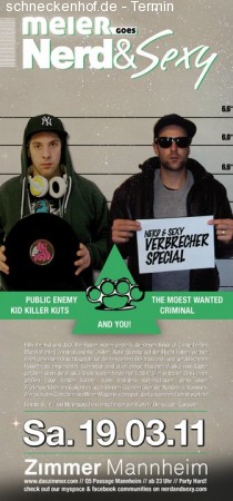 Nerd & Sexy: Verbrechernacht Werbeplakat