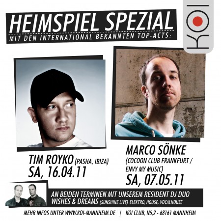 Tim Royko + Wishes & Dreams Werbeplakat