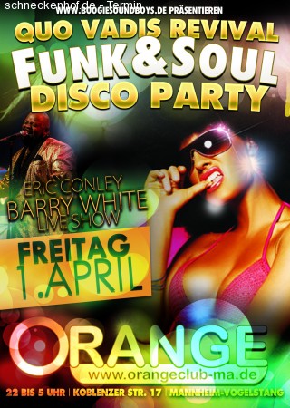 Funk & Soul Quo Vadis Revival Werbeplakat