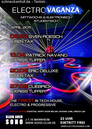 Electrovaganza Werbeplakat