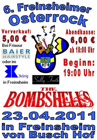 6. Freinsheimer Osterrock Werbeplakat