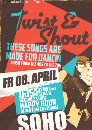 Twist & Shout Werbeplakat
