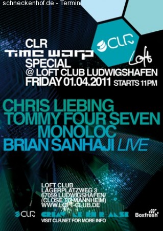 CLR Time Warp Special Werbeplakat