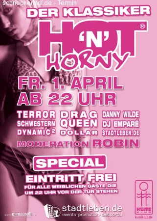 Hot n Horny Werbeplakat