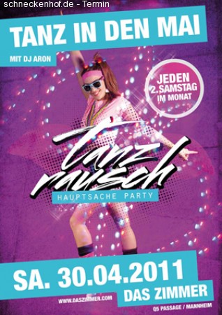 Tanzrausch - Tanz in den Mai Werbeplakat
