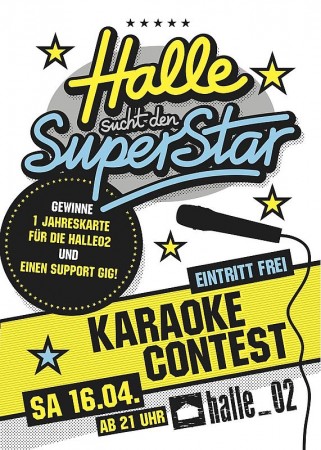 Karaoke Party Werbeplakat