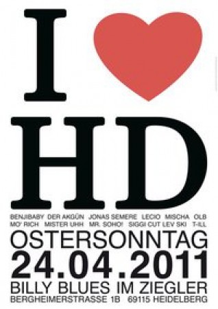 I love HD Werbeplakat