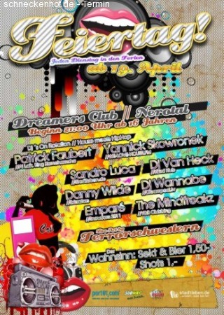 Feiertag! Werbeplakat