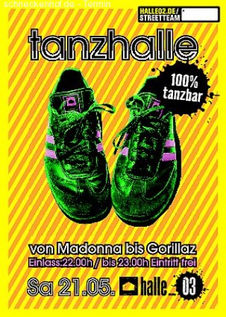 Tanzhalle Werbeplakat