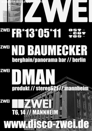 Stereo621 pres. nd_baumecker Werbeplakat