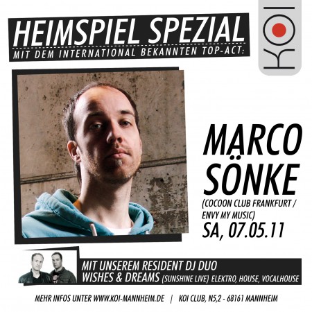 Heimspiel-Spezial: Marco Sönke Werbeplakat