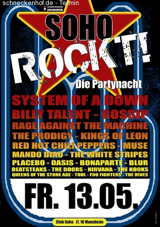 Soho Rockt! Werbeplakat
