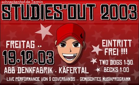 Studies'Out 2003 Werbeplakat