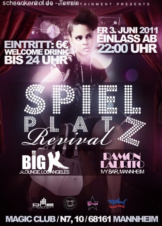 Der Spielplatz - Revival Werbeplakat