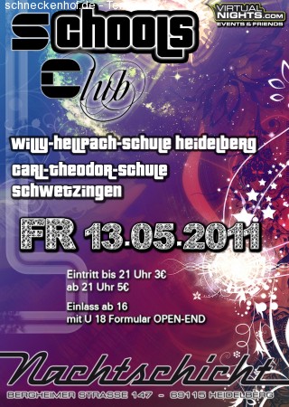 School´s Club Werbeplakat