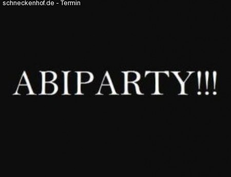 Abiparty Werbeplakat