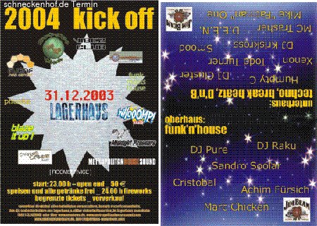 2004 Kick Off Werbeplakat