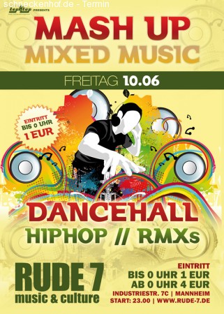 Mash up! Mixed Music Werbeplakat