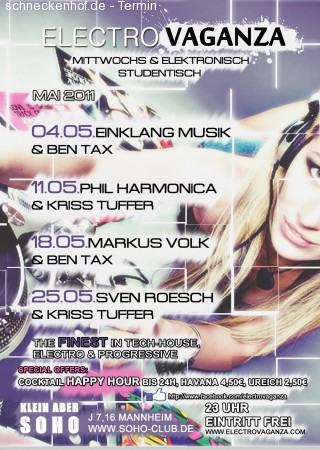Electrovagaganza Werbeplakat